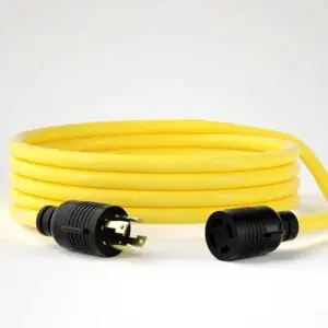 ACKING Extension Cord NEMA L14-30P to L14-30R SJTW 10GUAGE 4 Prong Generator Cord Adapter, Heavy Duty L14-30 Twist Locking Connector Outlet...