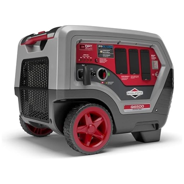 Briggs & Stratton Q6500 Quiet Power Series Inverter Generator | CO Guard, 6500 starting watts