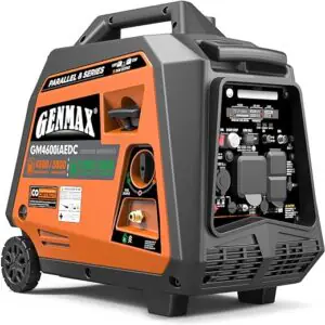 GENMAX Dual Fuel Inverter Generator,4600W ultra-quiet 159cc engine,Electric & Remote Start with CO Alert and LED light digital display,Ideal for...