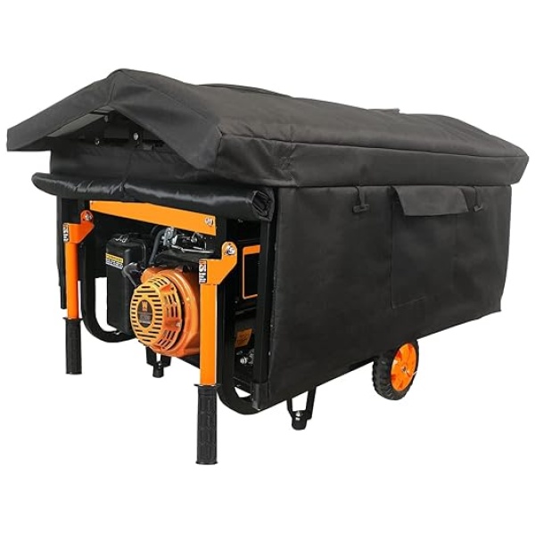 Jorohiker Generator Covers While Running,Outdoor Generator Running Cover,Waterproof Heavy Duty Tarpaulin Portable Generator Enclosure, Generator...