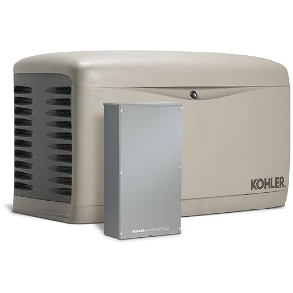 Kohler 20RESCL-200SELS Air-Cooled Standby Generator with 200 Amp Transfer Switch Single Phase, 20,000-Watt