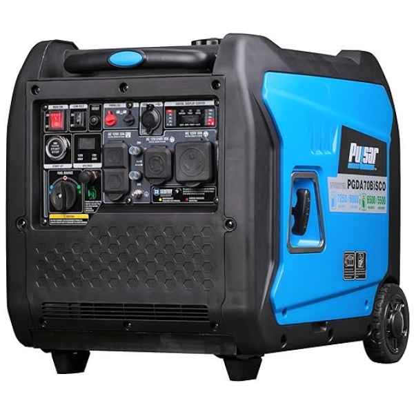 Pulsar 7,250-Watt Super Quiet Dual Fuel Inverter Generator with Remote Start