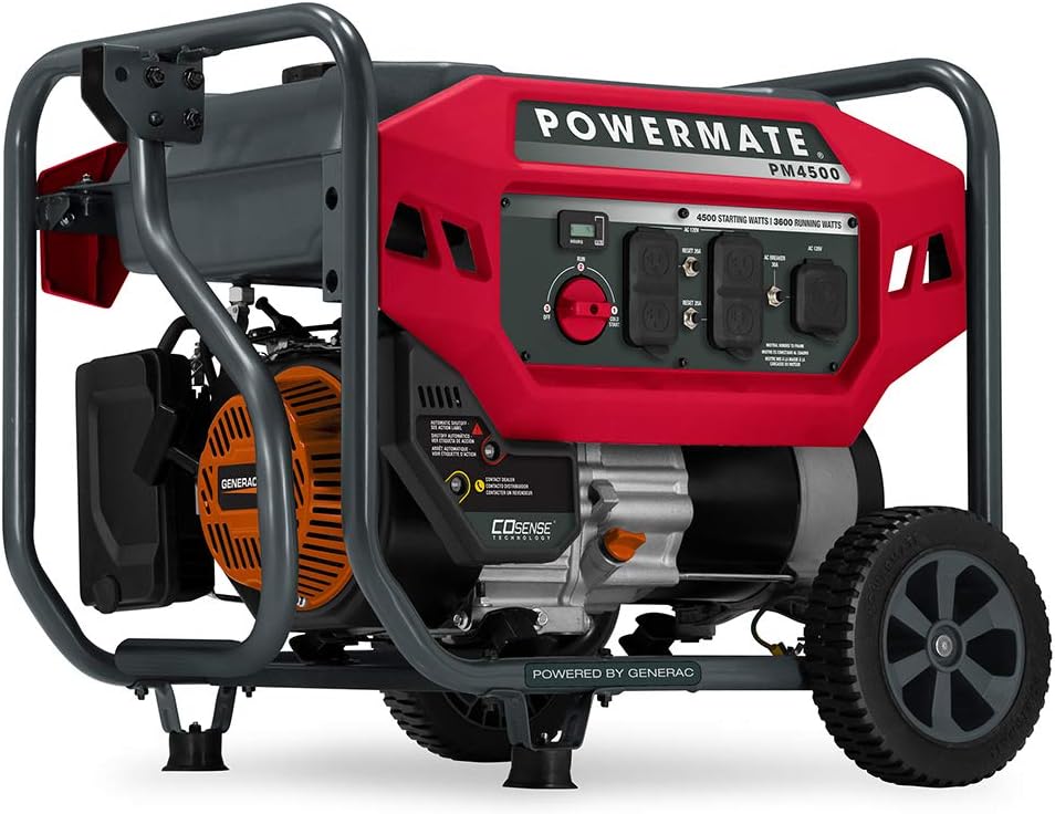 Powermate PM4500 Gas Portable Generator: Power On-the-Go!